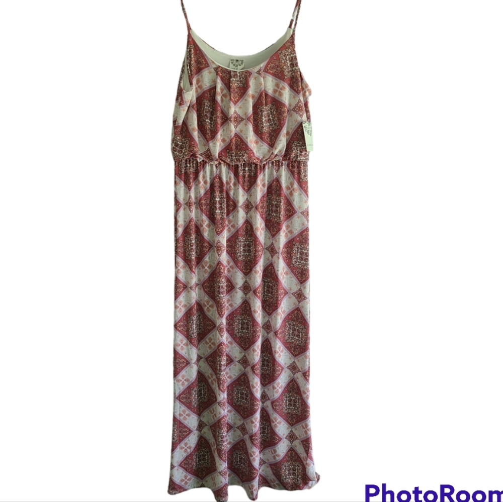 Late August Womens Sleeveless Maxi Dress